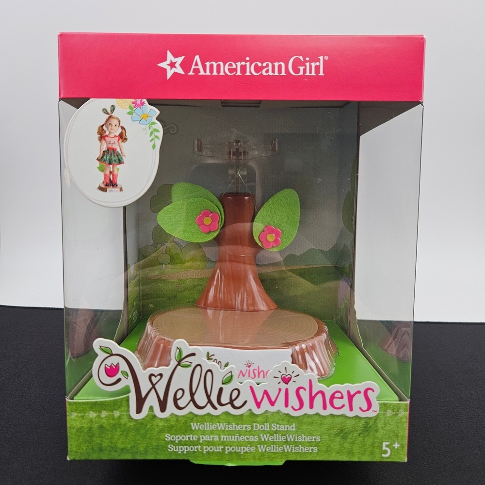 American Girl WellieWishers Doll Stand Display Wellie Boots New‎